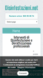 Mobile Screenshot of disinfestazioni.net